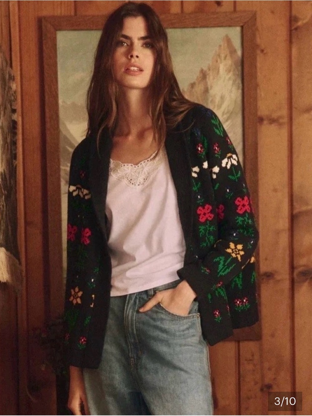 THE GREAT. The Garden Lodge Cardigan